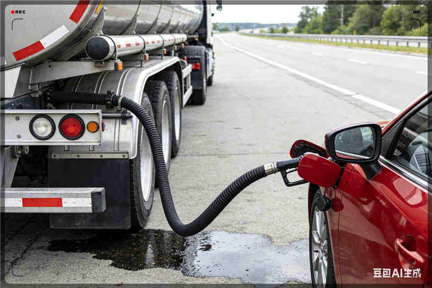 贡嘎汽车救援送水案例